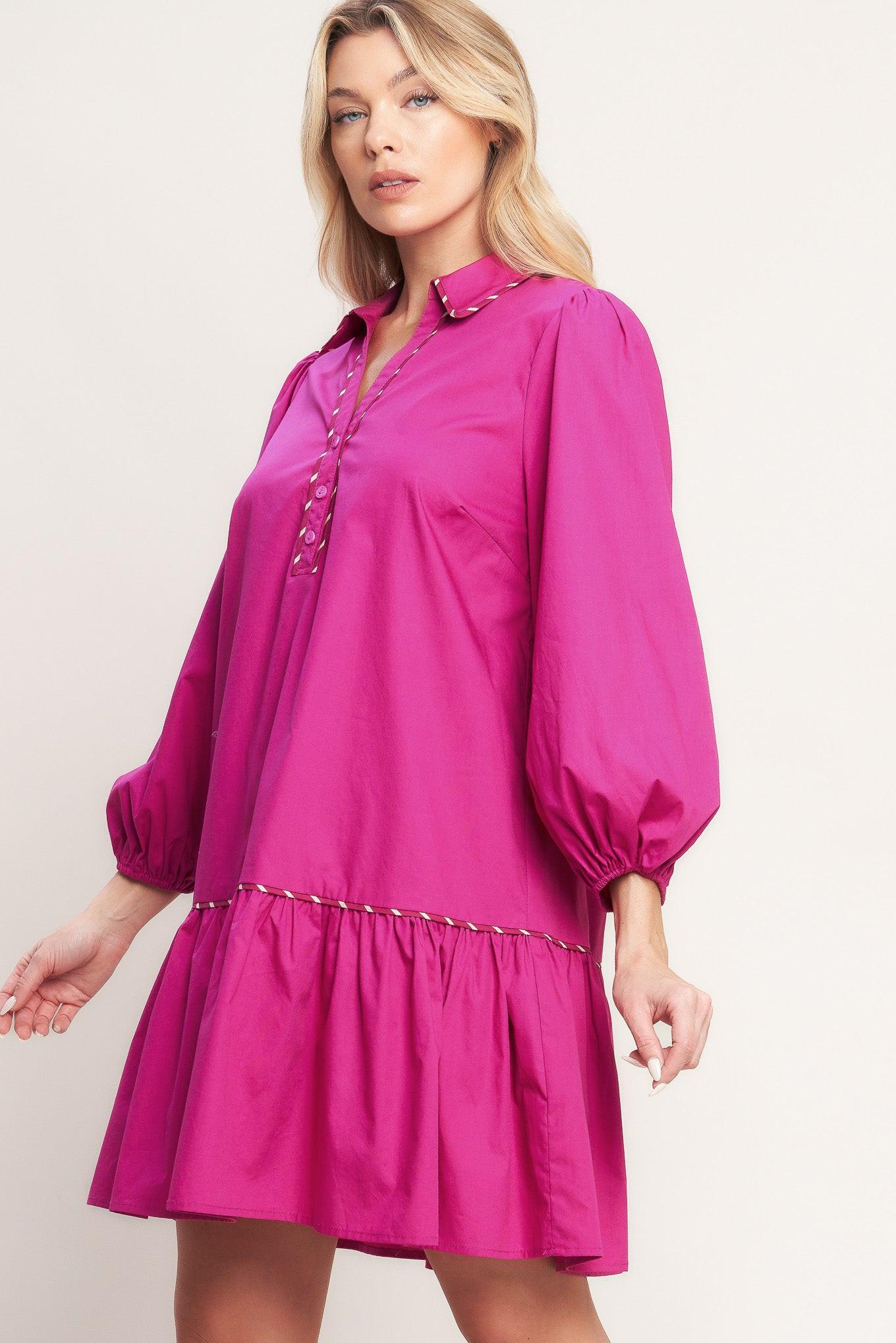 PRETTY MUCH PERFECT WOVEN MINI DRESS Flying Tomato