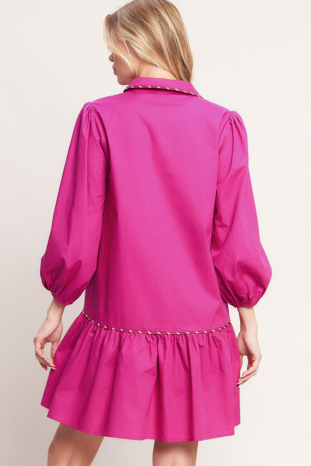 PRETTY MUCH PERFECT WOVEN MINI DRESS Flying Tomato