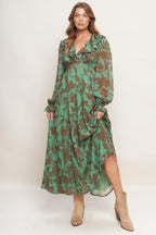 BOTANIC DREAMS WOVEN MAXI DRESS Flying Tomato