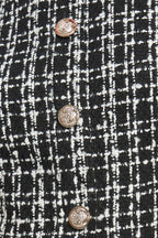 MODERN ICON TWEED WOVEN MINI DRESS Flying Tomato