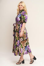 VIVID HERITAGE WOVEN MIDI DRESS Flying Tomato