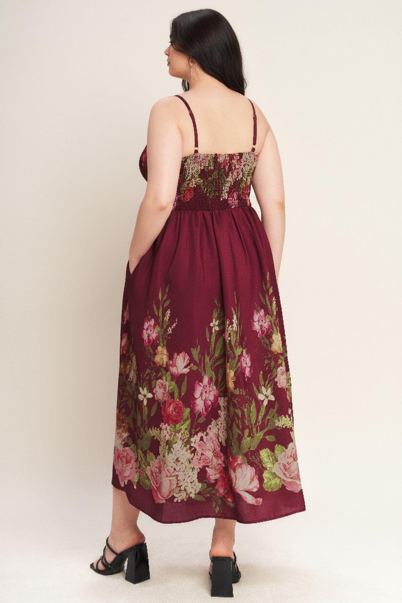 SECRET GARDEN ROMANCE WOVEN ANKLE DRESS Flying Tomato