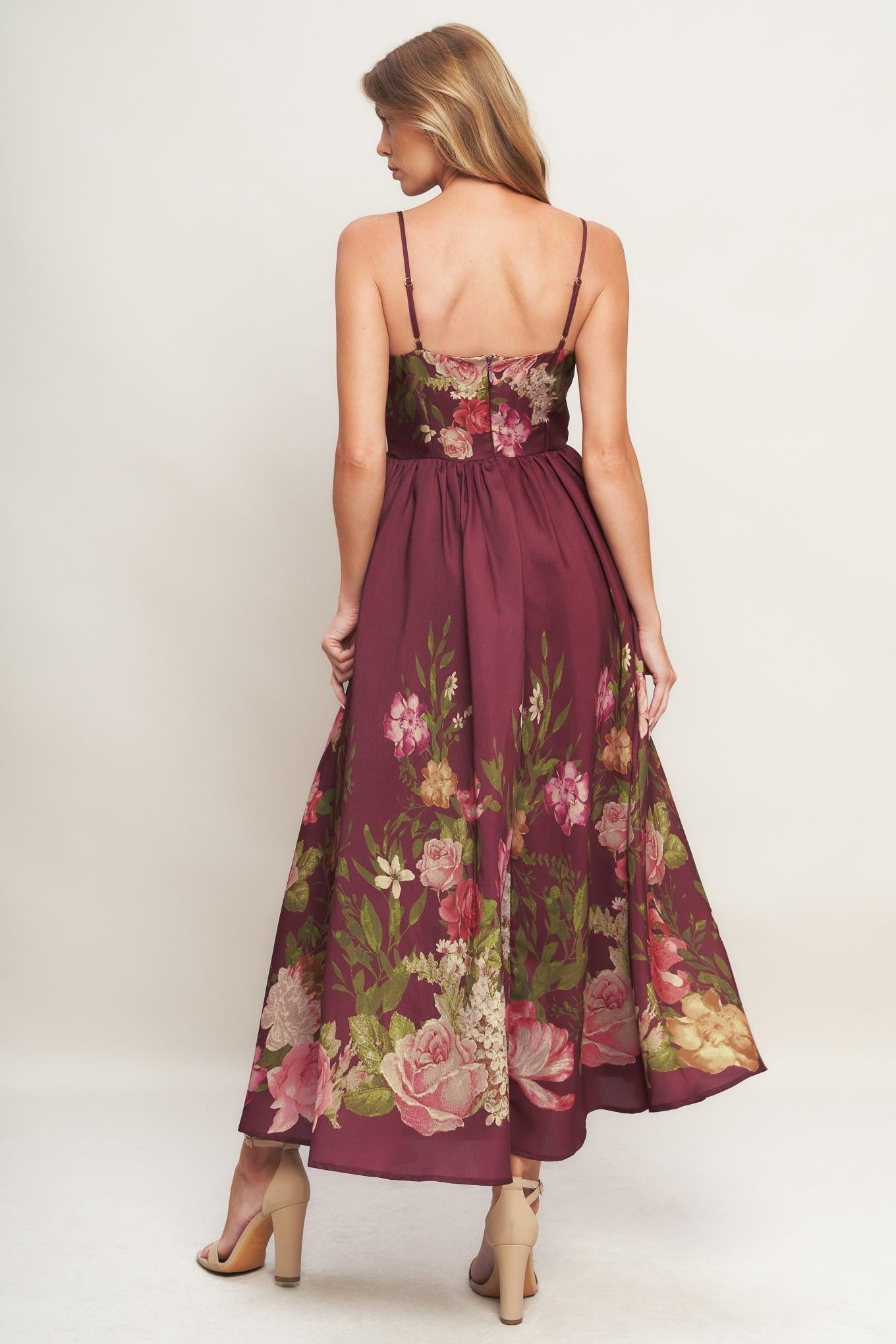 SECRET GARDEN ROMANCE WOVEN ANKLE DRESS Flying Tomato