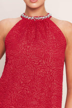 SPARKLE & SWIRL WOVEN MINI DRESS Flying Tomato