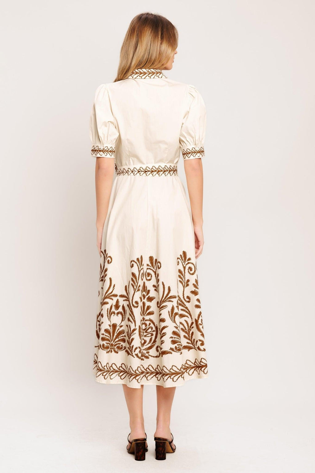 ROMANTIC HEIRLOOM WOVEN MIDI DRESS Flying Tomato