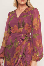 EMBER GARDEN WOVEN MAXI DRESS Flying Tomato