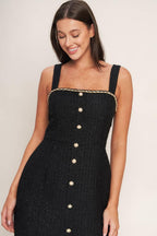 MONACO HOUR TWEED MINI DRESS Flying Tomato