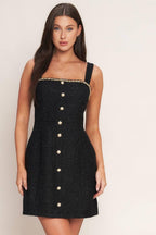 MONACO HOUR TWEED MINI DRESS Flying Tomato