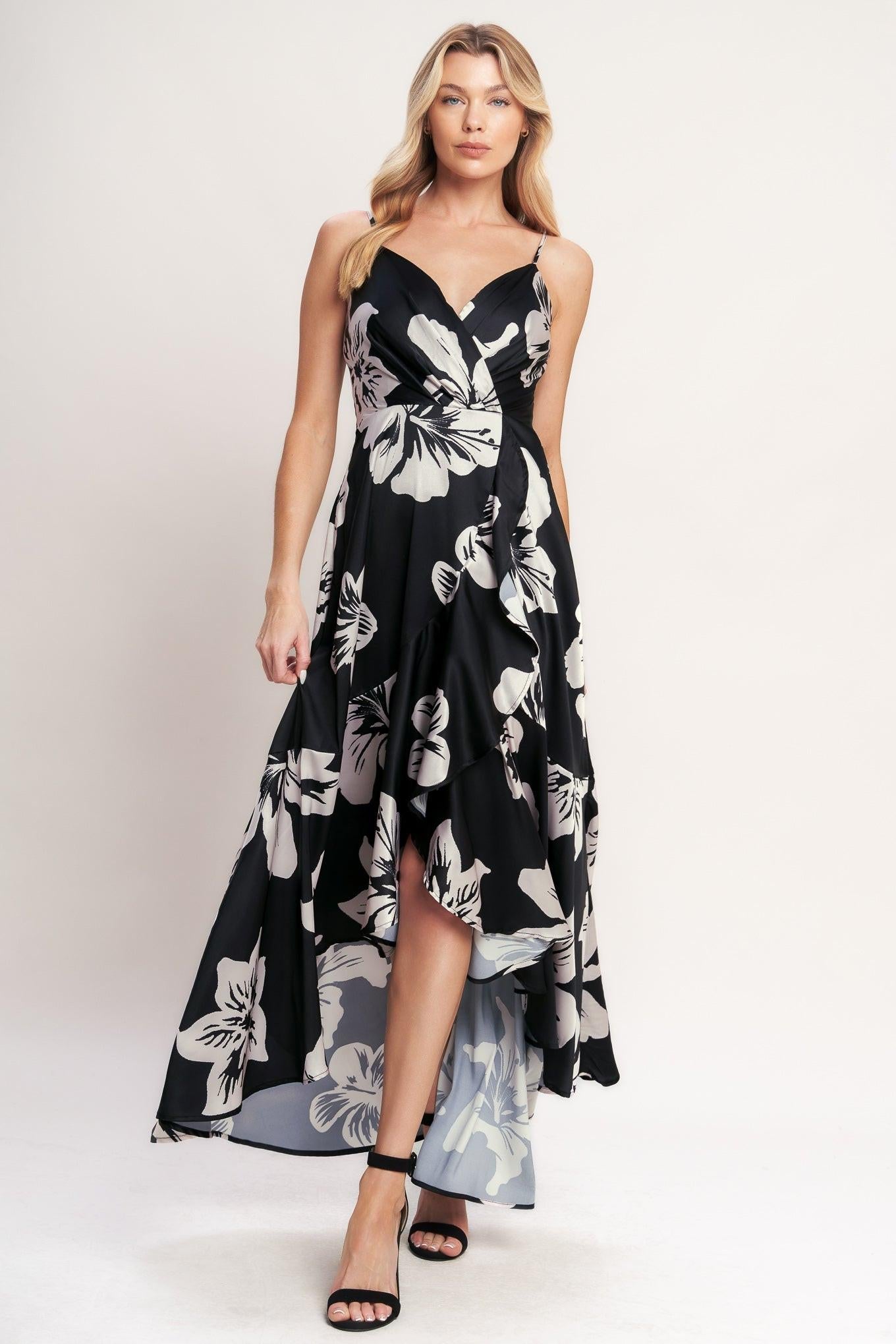 ETERNAL FLORA WOVEN MAXI DRESS Flying Tomato