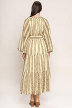 TRIBAL WHISPER WOVEN MIDI DRESS Flying Tomato