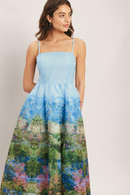 IMPRESSION GARDEN WOVEN MIDI DRESS Flying Tomato