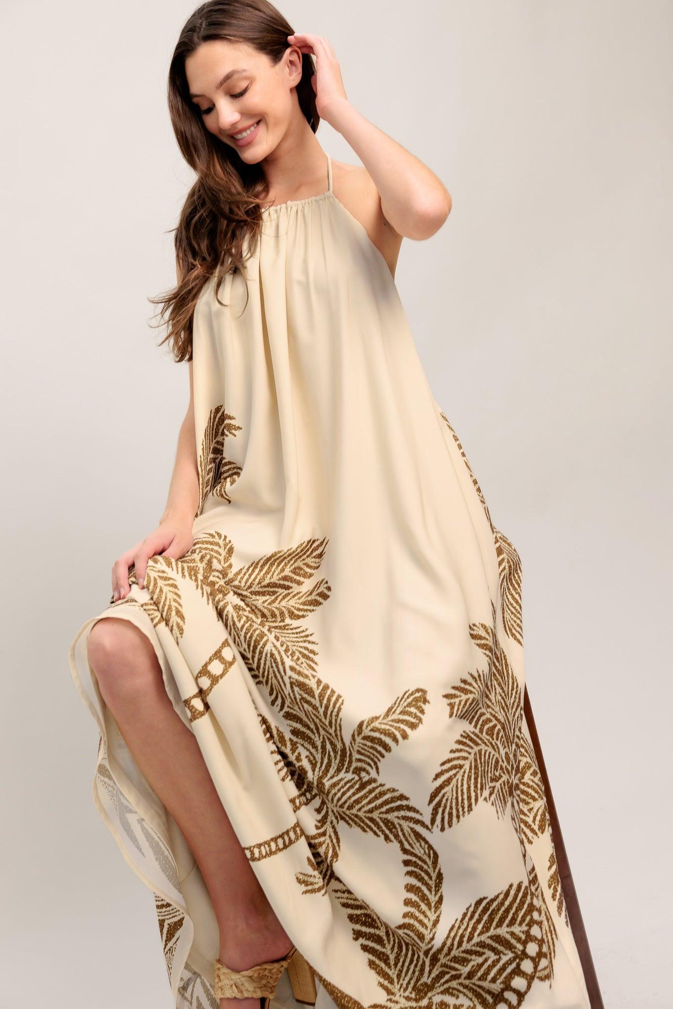ISLAND STATE WOVEN MAXI DRESS Flying Tomato