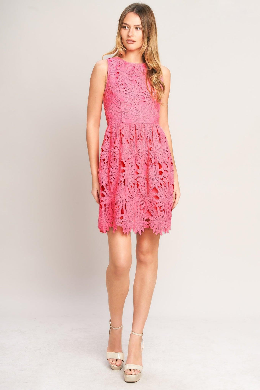 ROSE PETAL CHARM MINI DRESS Flying Tomato