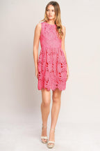 ROSE PETAL CHARM MINI DRESS Flying Tomato