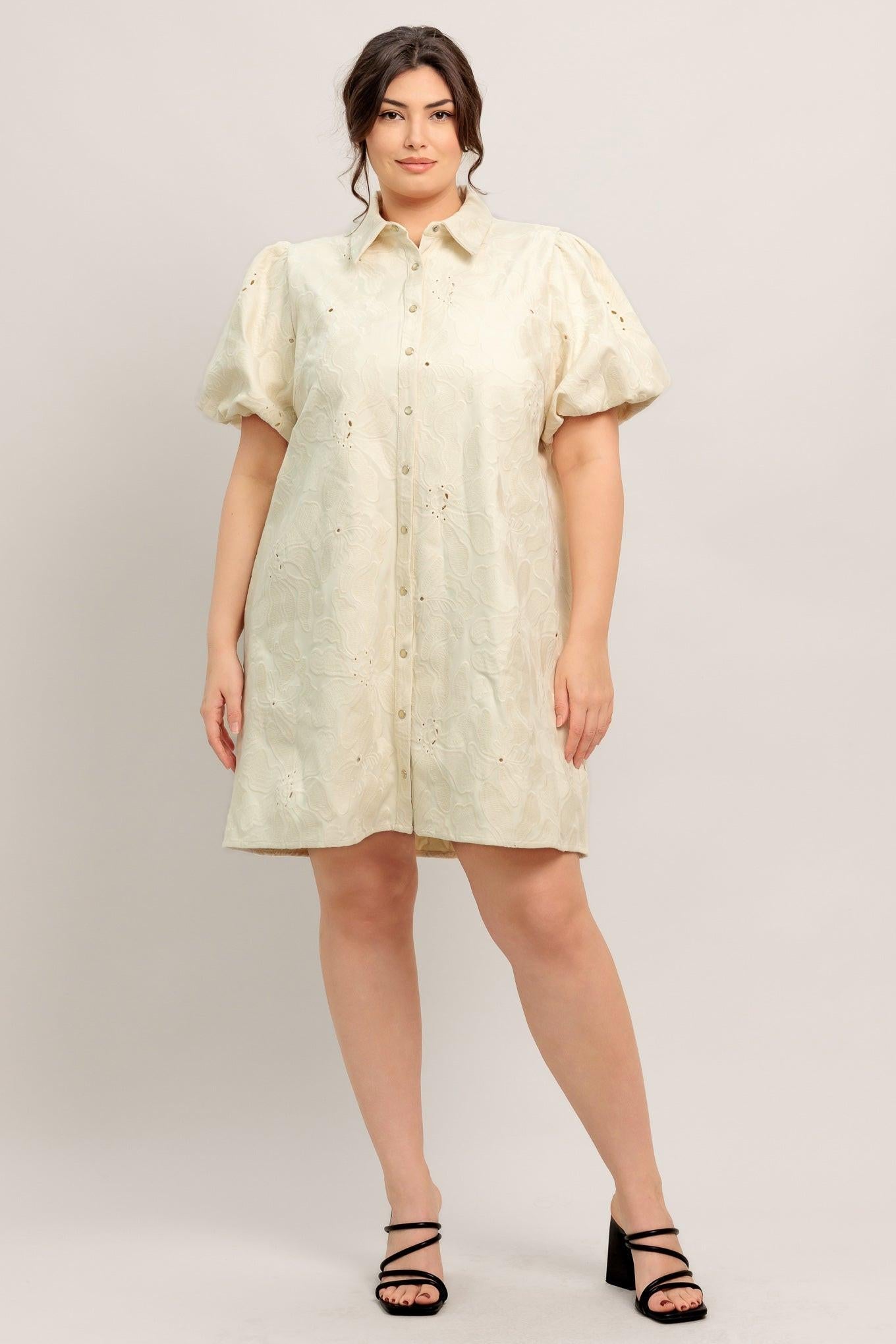 BREATHABLE WEAVE WOVEN MINI DRESS Flying Tomato