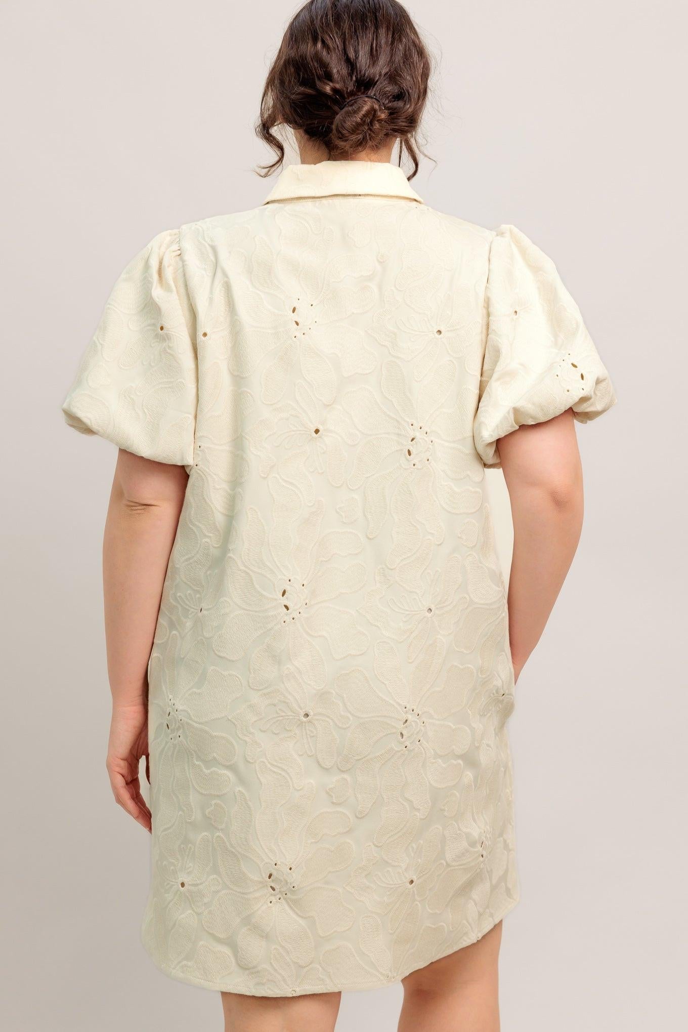 BREATHABLE WEAVE WOVEN MINI DRESS Flying Tomato