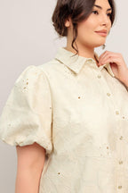 BREATHABLE WEAVE WOVEN MINI DRESS Flying Tomato
