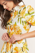 UPLIFTING PALETTE WOVEN MIDI DRESS Flying Tomato