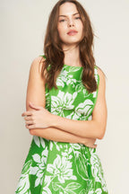GARDEN GODDESS WOVEN MIDI DRESS Flying Tomato