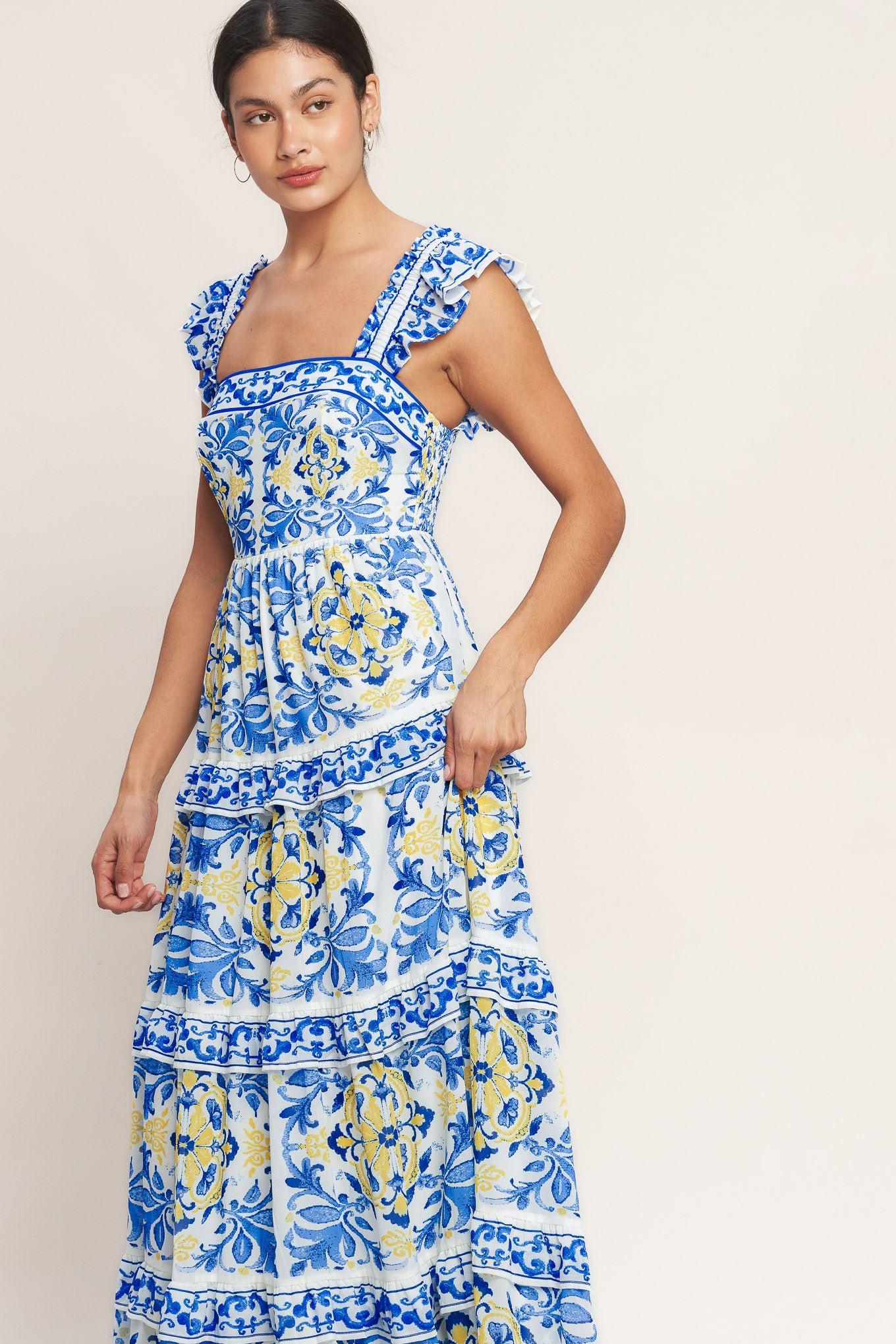 SALTY AIR SWEETHEART WOVEN MAXI DRESS Flying Tomato