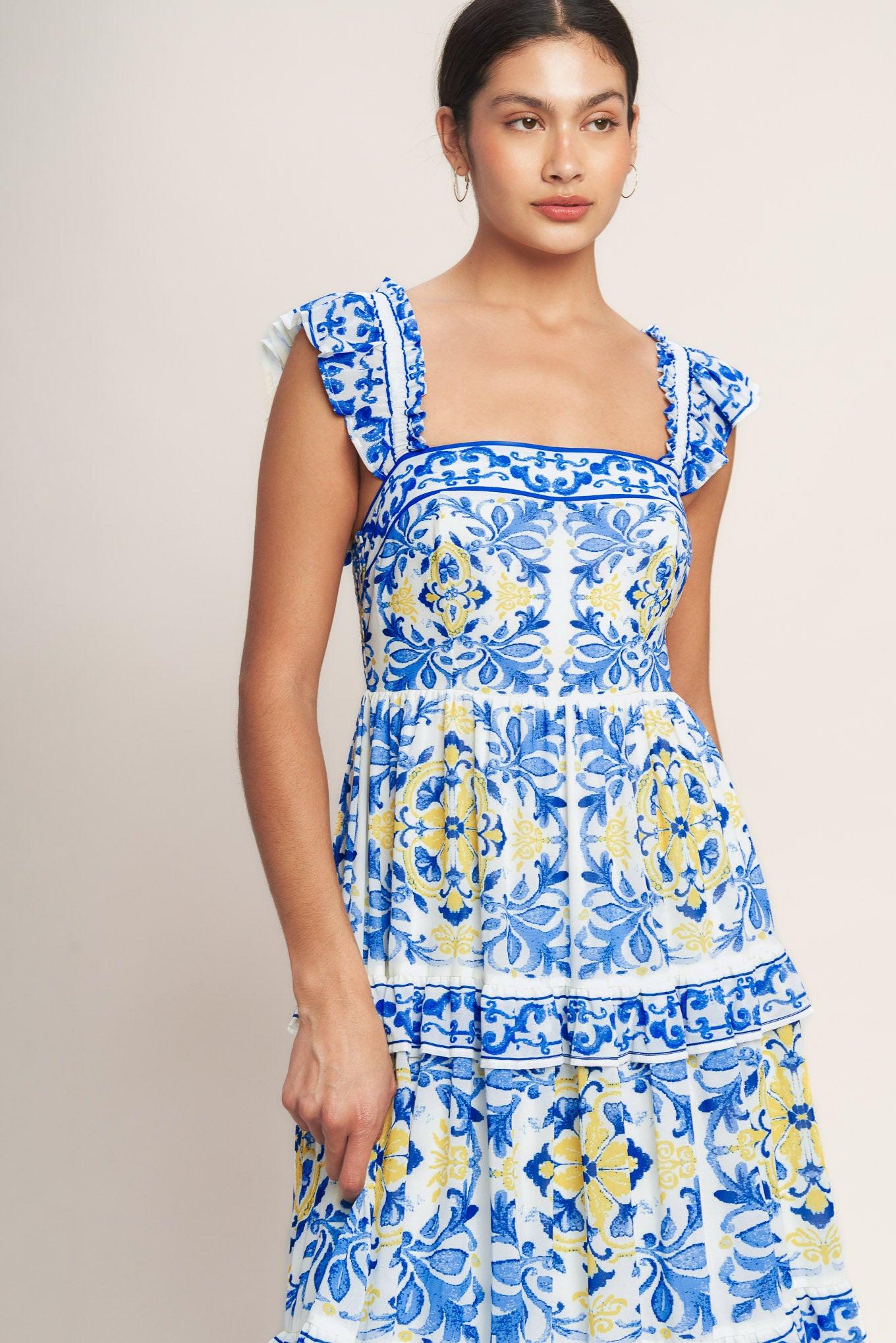 SALTY AIR SWEETHEART WOVEN MAXI DRESS Flying Tomato