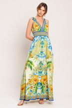 RESORT OPULENCE WOVEN MAXI DRESS Flying Tomato