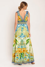 RESORT OPULENCE WOVEN MAXI DRESS Flying Tomato