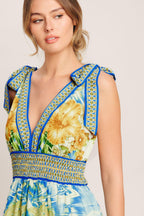 RESORT OPULENCE WOVEN MAXI DRESS Flying Tomato