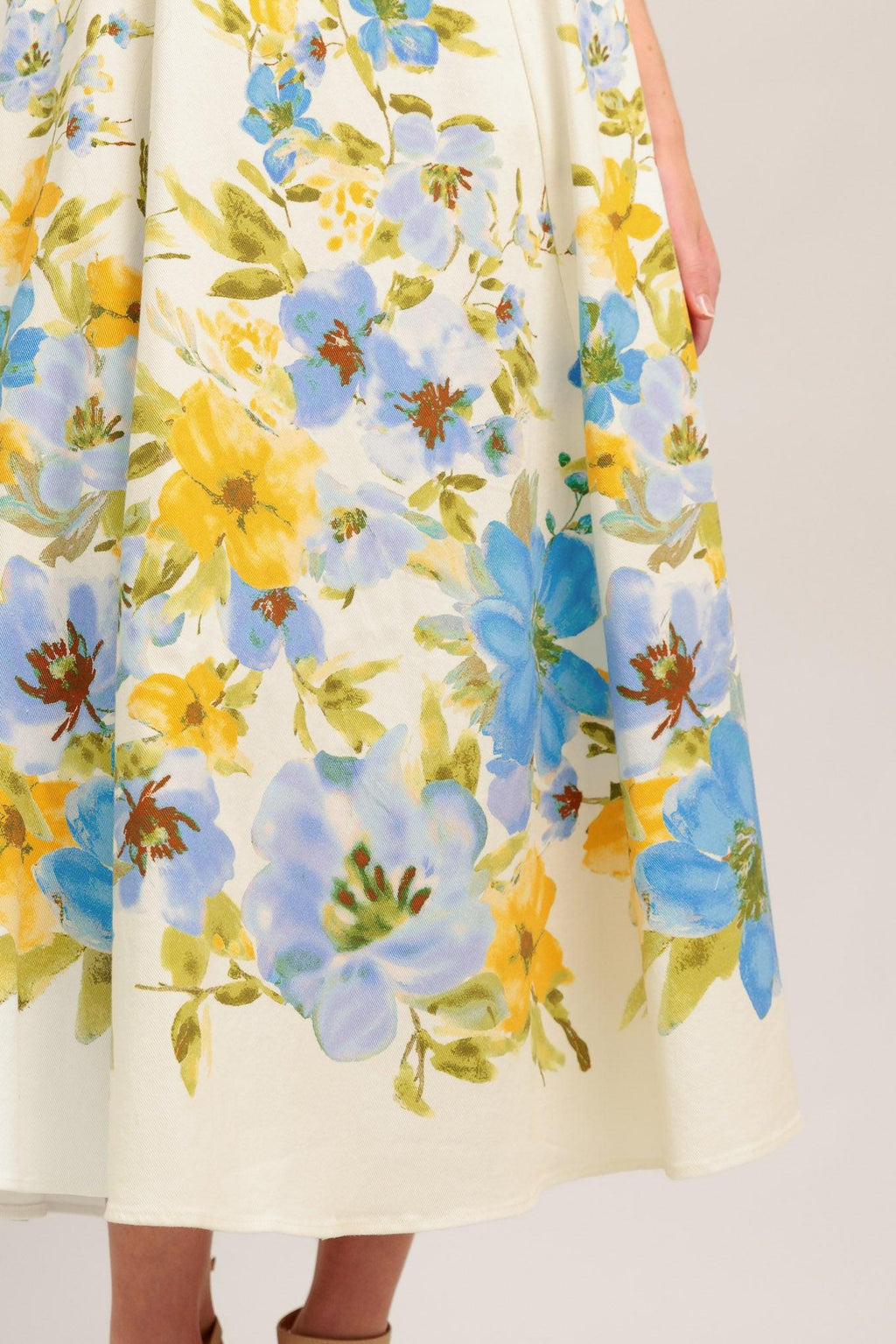 DREAMING OF THE COAST WOVEN MIDI DRESS Flying Tomato