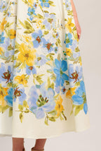 DREAMING OF THE COAST WOVEN MIDI DRESS Flying Tomato