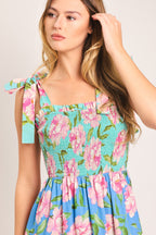PASTEL GLOW WOVEN MAXI DRESS Flying Tomato