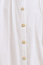 HEART OF WHITE WOVEN MIDI DRESS Flying Tomato
