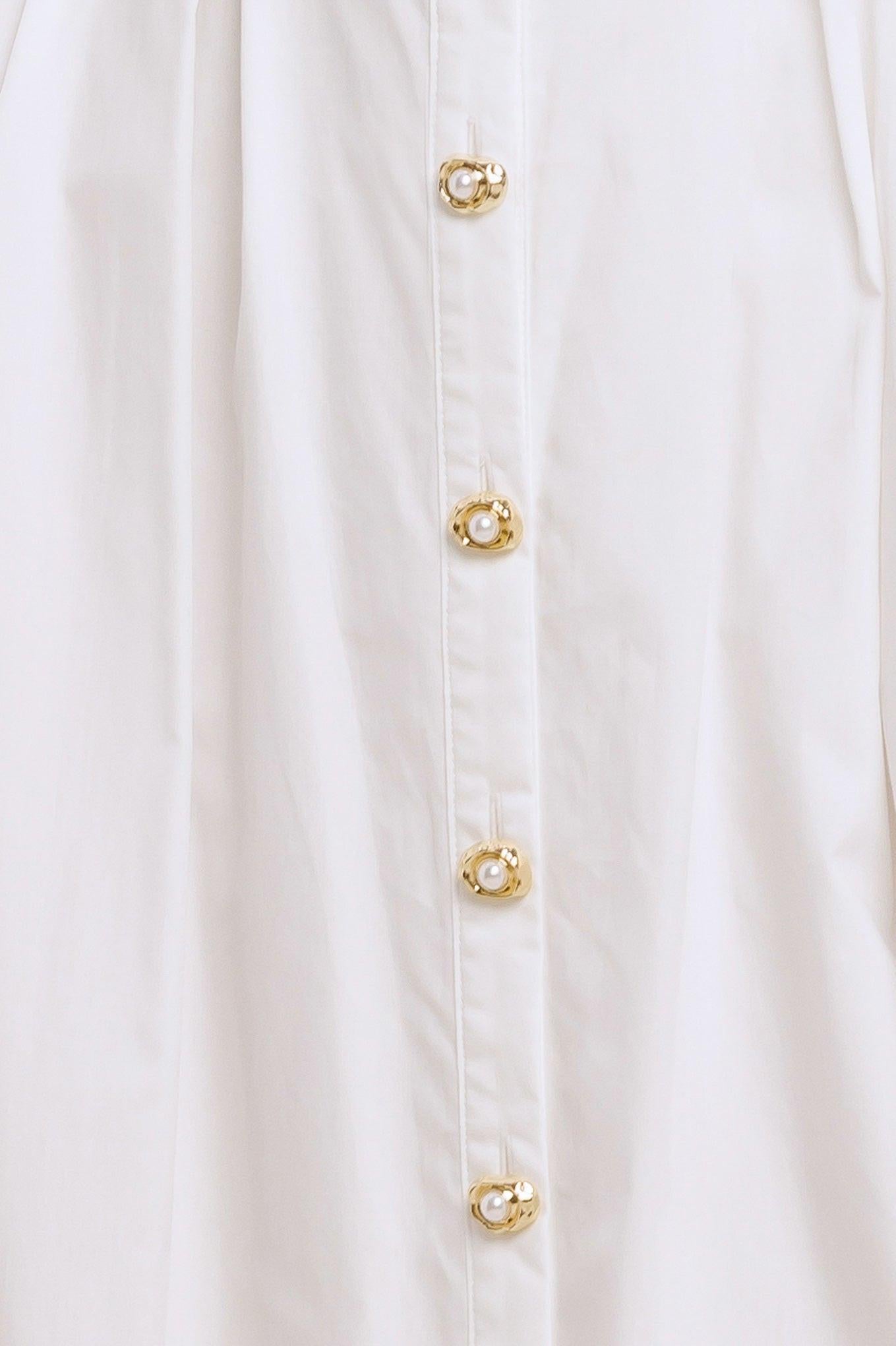 HEART OF WHITE WOVEN MIDI DRESS Flying Tomato