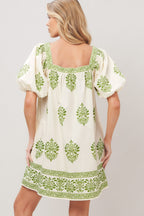 SWEET MEADOW WOVEN MINI DRESS Flying Tomato
