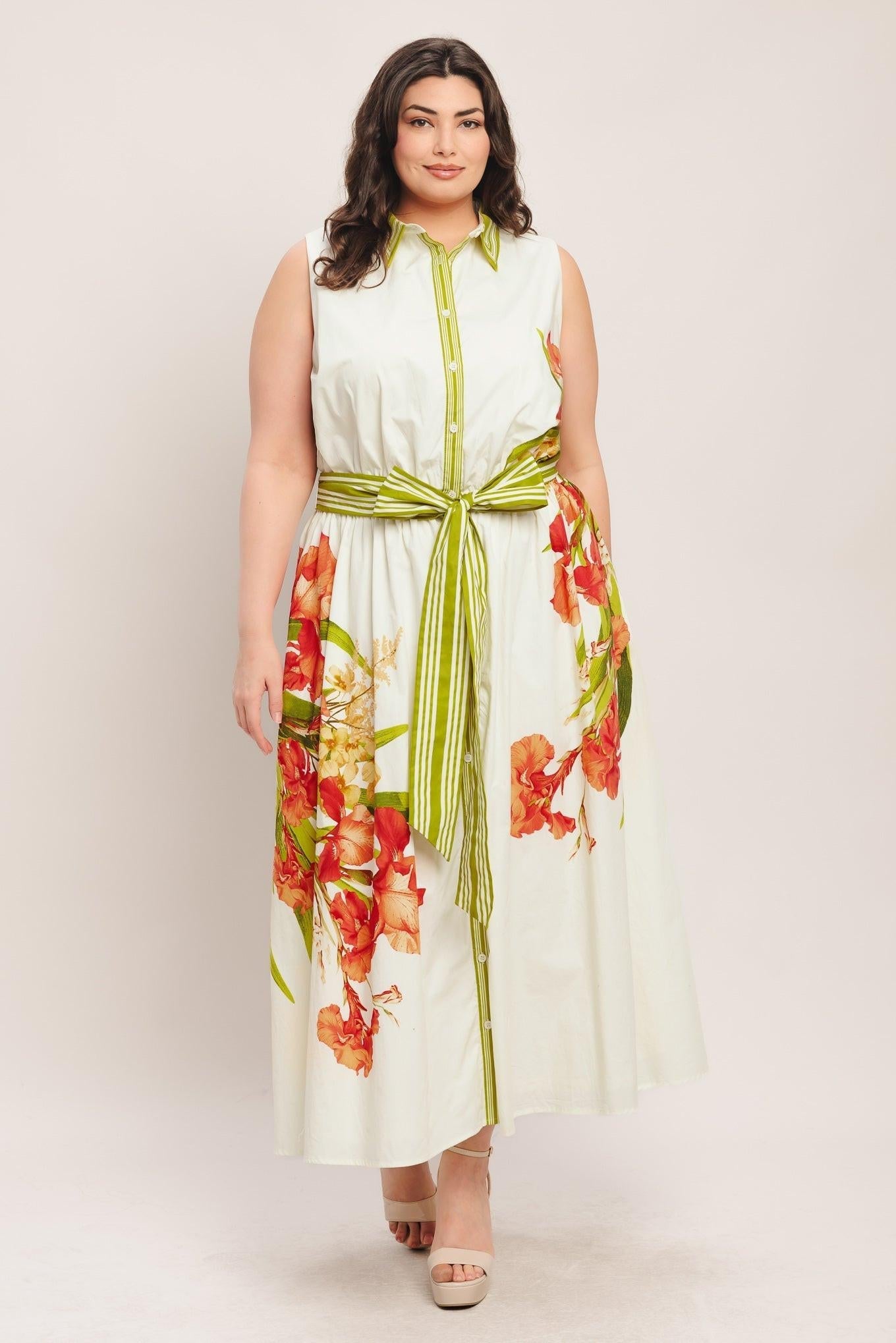 SPRING HEIRLOOM WOVEN MIDI DRESS Flying Tomato