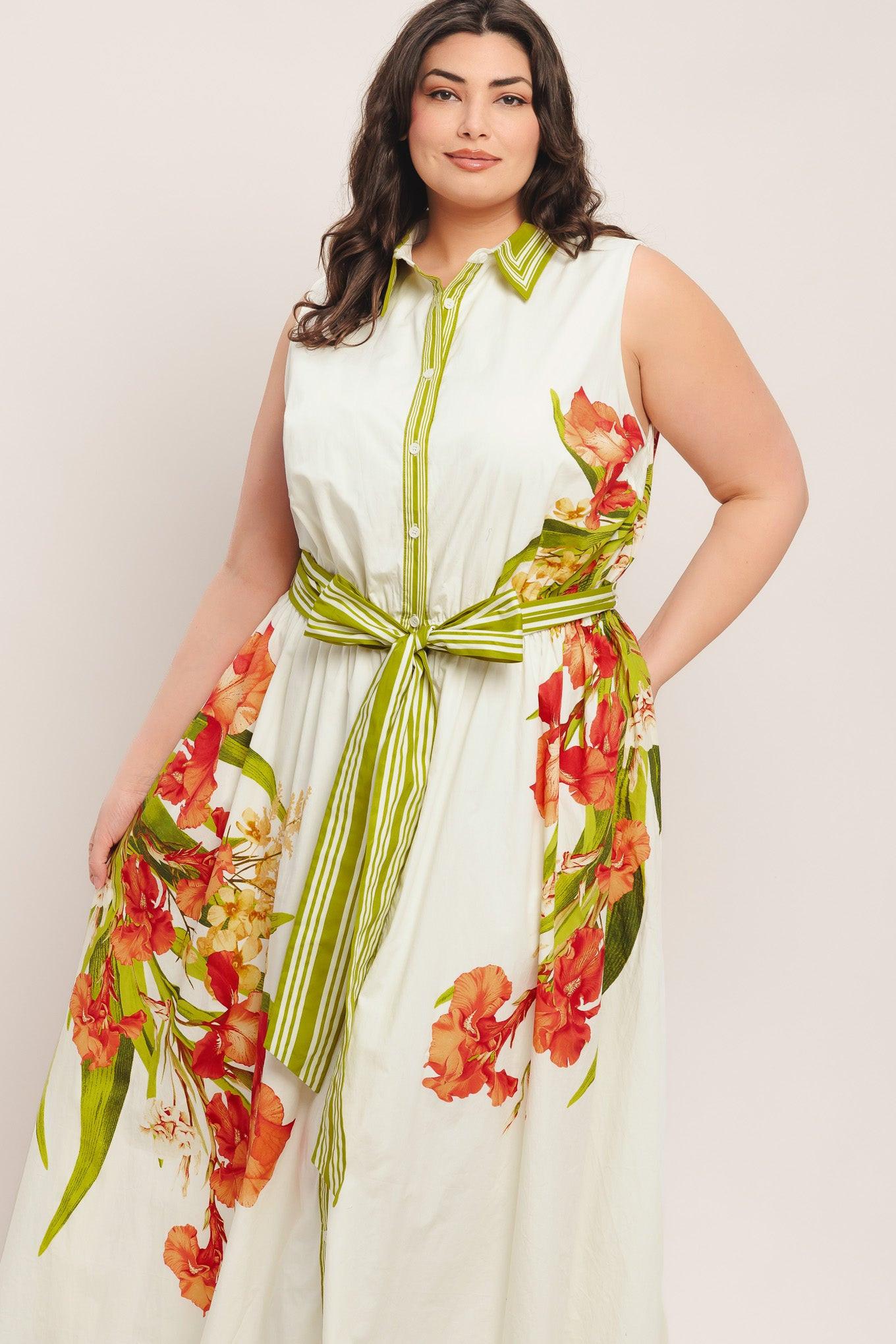 SPRING HEIRLOOM WOVEN MIDI DRESS Flying Tomato