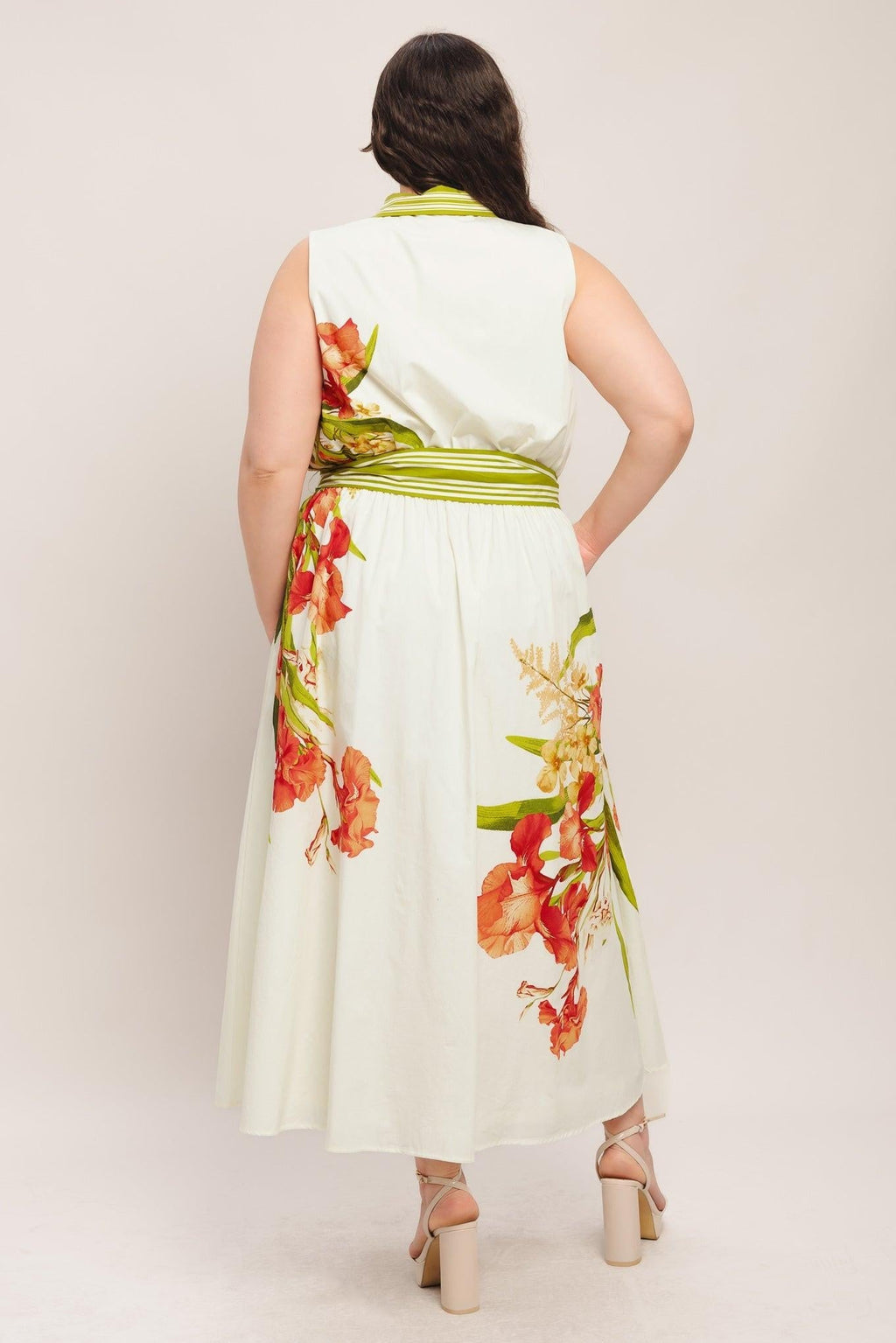 SPRING HEIRLOOM WOVEN MIDI DRESS Flying Tomato