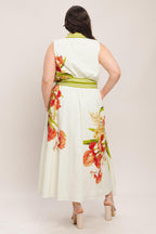 SPRING HEIRLOOM WOVEN MIDI DRESS Flying Tomato
