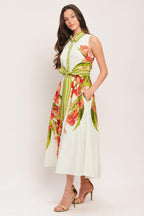 SPRING HEIRLOOM WOVEN MIDI DRESS Flying Tomato
