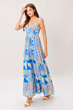 SEASIDE LOVE FLOW WOVEN MAXI DRESS Flying Tomato