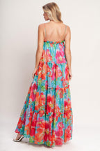 TROPICAL DAYDREAM WOVEN MAXI DRESS Flying Tomato