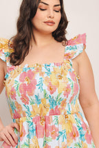 SOFT SUNSHINE WOVEN MIDI DRESS Flying Tomato