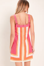 ELECTRIC SUMMER WOVEN MINI DRESS Flying Tomato