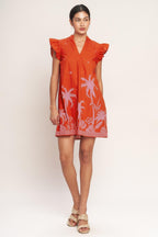 ISLAND STATE OF MIND WOVEN MINI DRESS Flying Tomato