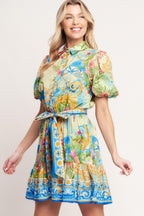 MEET ME IN PARADISE WOVEN MINI DRESS Flying Tomato