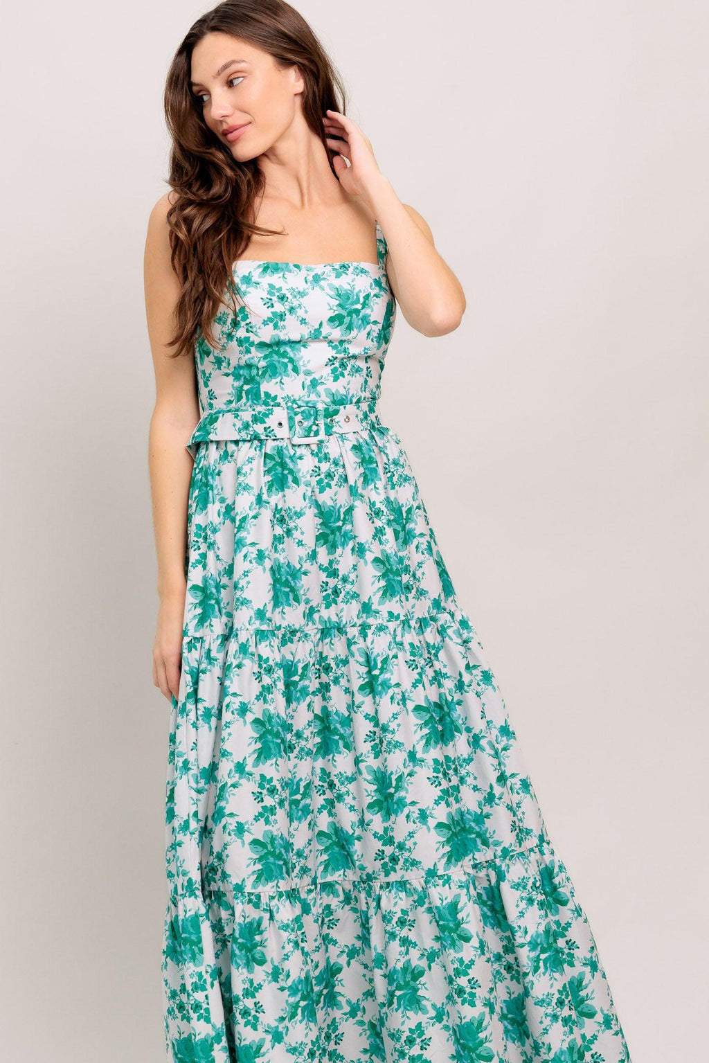 LOVE GROWS HERE WOVEN MAXI DRESS Flying Tomato