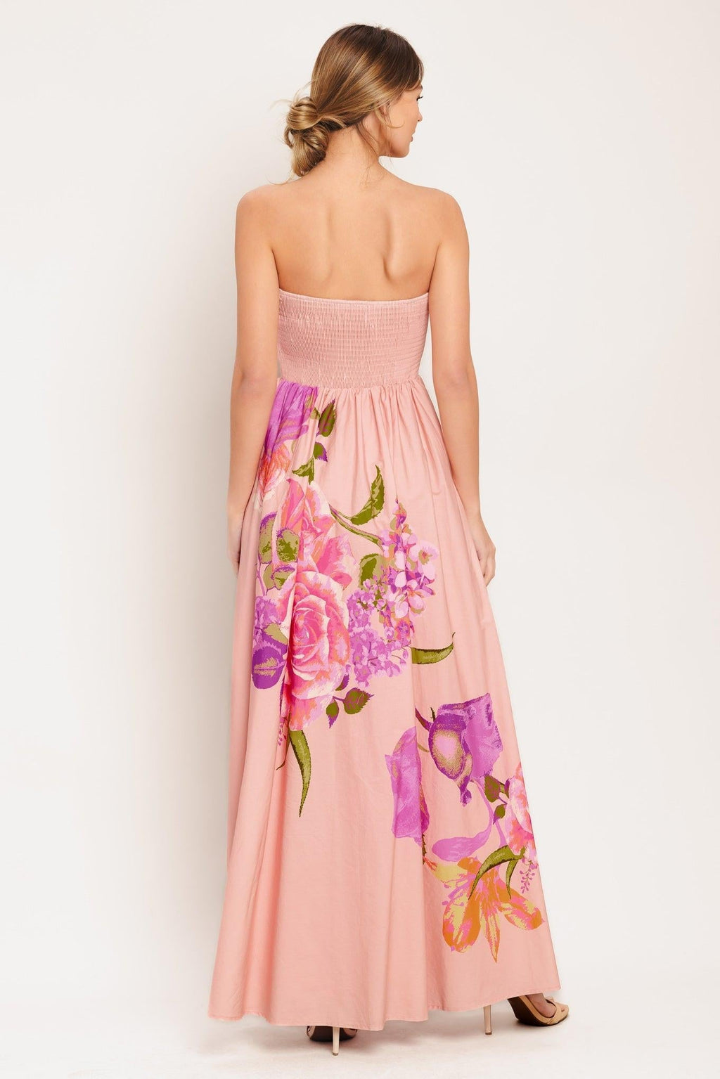 ROSE SERENADE WOVEN MAXI DRESS Flying Tomato