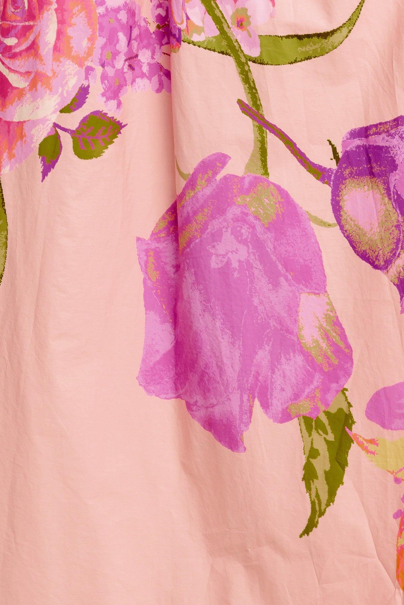 ROSE SERENADE WOVEN MAXI DRESS Flying Tomato