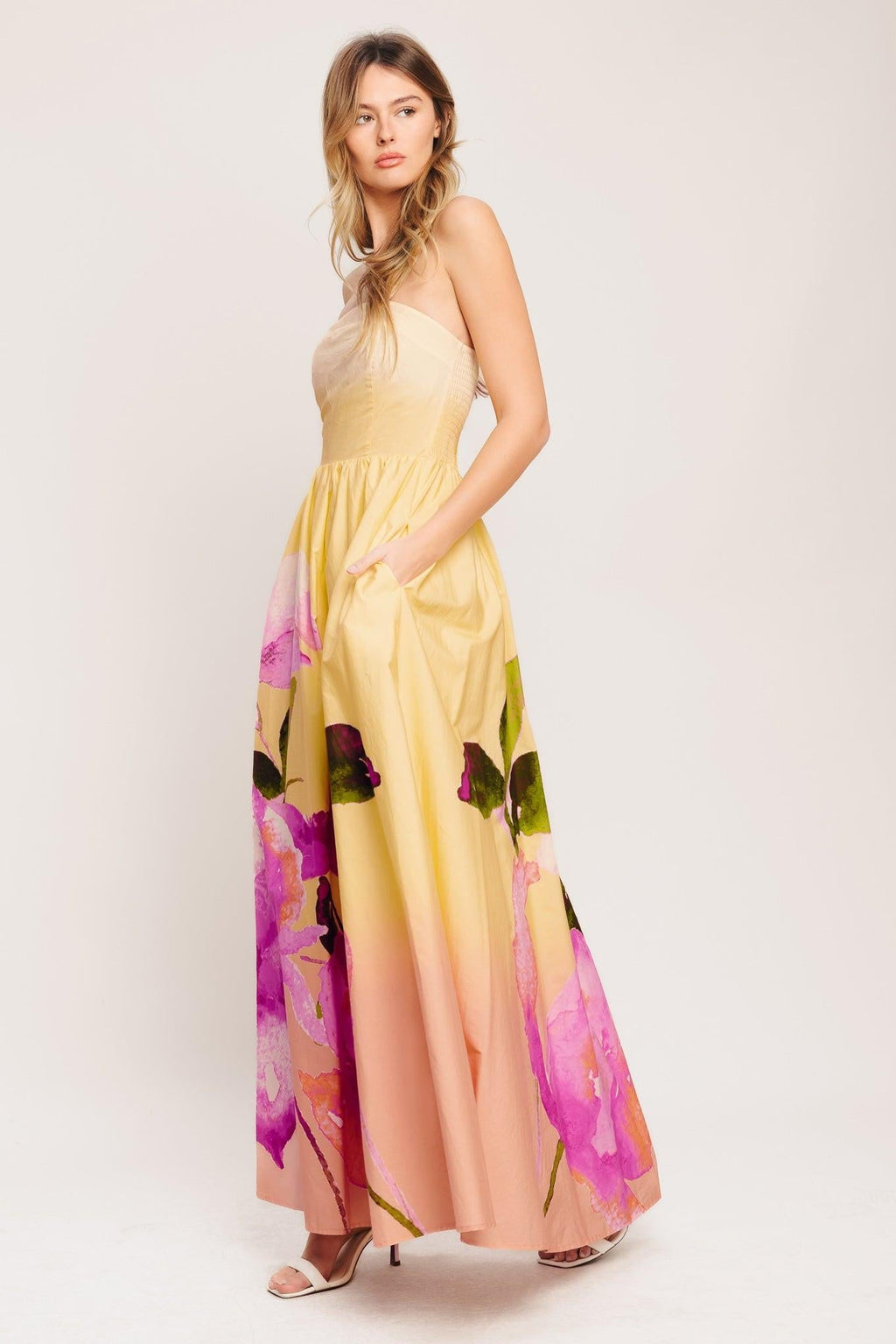 DREAMY OMBRE WOVEN MAXI DRESS Flying Tomato