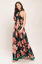 GARDEN NOIR WOVEN MAXI DRESS Flying Tomato